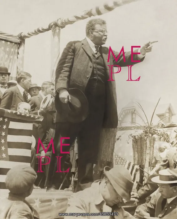 : Theodore Roosevelt campaigning for President in : Theodore Roosevelt campaigning for President in