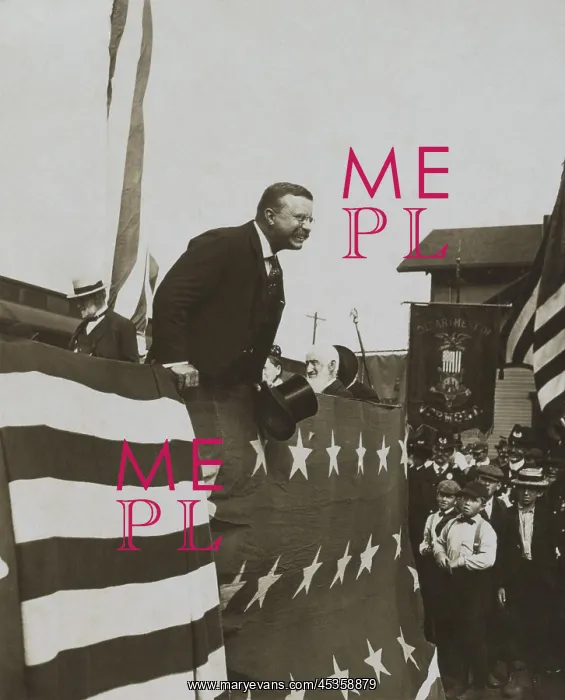 : Theodore Roosevelt delivering a speech, Brattleboro : Theodore Roosevelt delivering a speech, Brattleboro