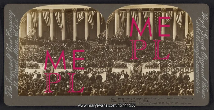 : Theodore Roosevelt - president - inauguration : Theodore Roosevelt - president - inauguration
