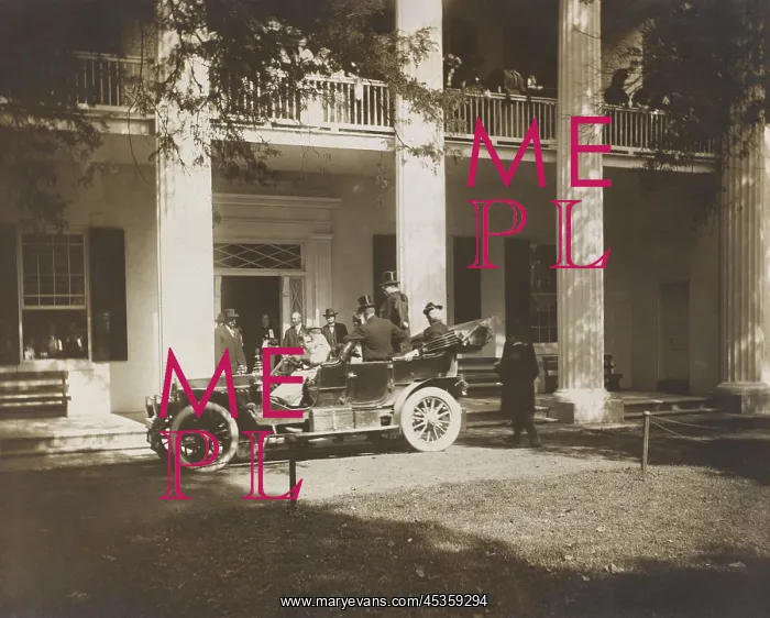 : Theodore Roosevelts arrival at the Hermitage, Andrew : Theodore Roosevelts arrival at the Hermitage, Andrew