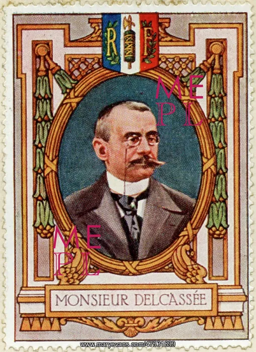 : Theophile Delcasse / Stamp : Theophile Delcasse / Stamp