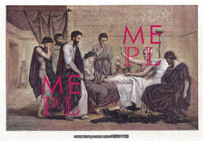 : Theophrastus deathbed : Theophrastus deathbed