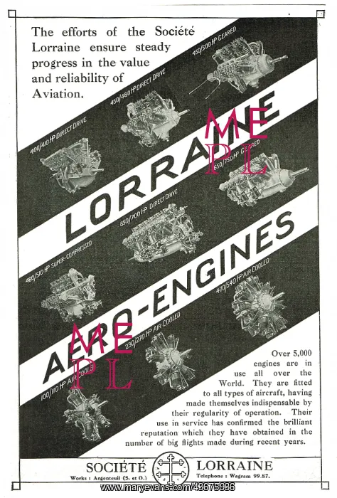 : Ther Are Over 5, 000 Lorraine Aero Engines : Ther Are Over 5, 000 Lorraine Aero Engines