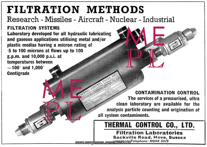 : Thermal Control Filtration Systems : Thermal Control Filtration Systems