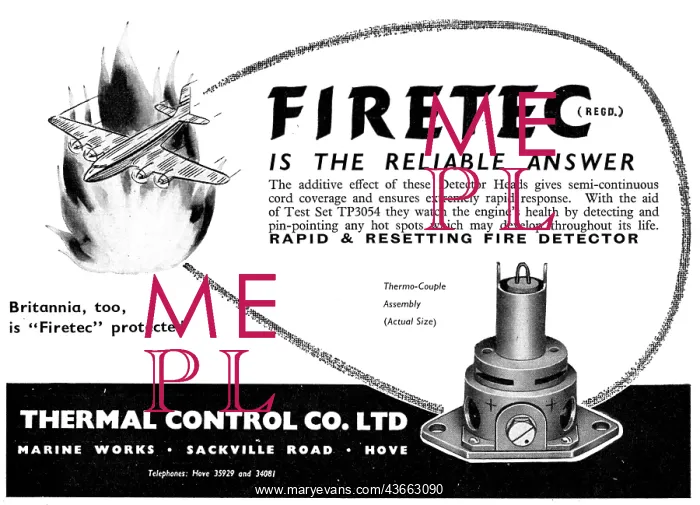 : Thermal Control FIRETEC Fire Detectors : Thermal Control FIRETEC Fire Detectors