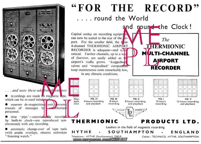 : Thermionic ATC Data Recorders : Thermionic ATC Data Recorders