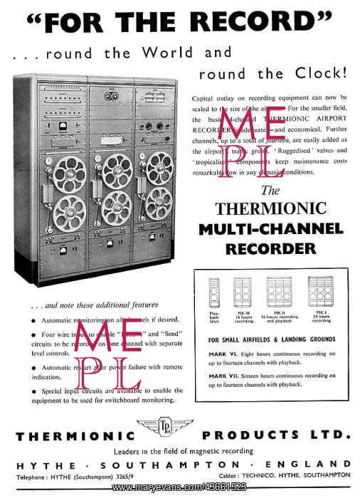 : Thermionic ATC Data Recorders : Thermionic ATC Data Recorders