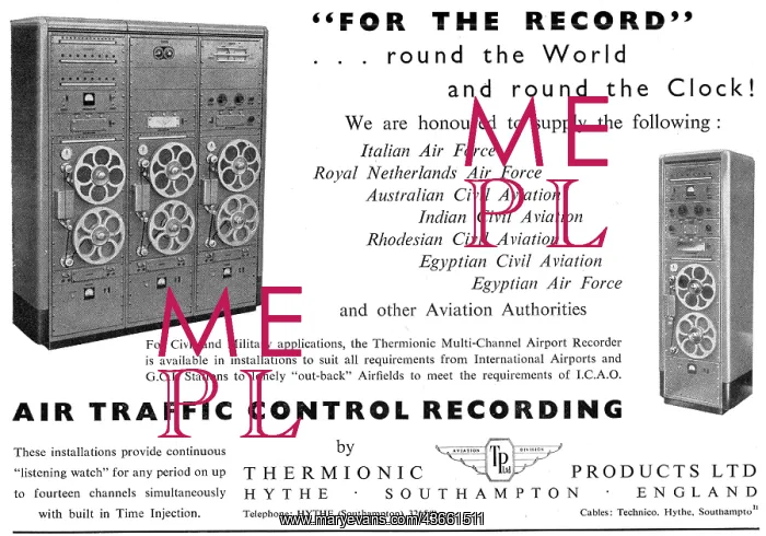 : Thermionic Products ATC Recording : Thermionic Products ATC Recording