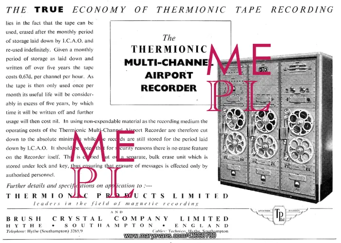 : Thermionic Products - Multi-Channel Airport ATC Recorder : Thermionic Products - Multi-Channel Airport ATC Recorder