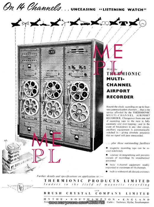 : Thermionic Products - Multi-Channel Airport ATC Recorder : Thermionic Products - Multi-Channel Airport ATC Recorder