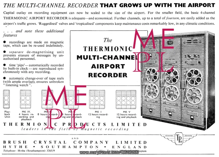 : Thermionic Products - Multi-Channel Airport ATC Recorder : Thermionic Products - Multi-Channel Airport ATC Recorder