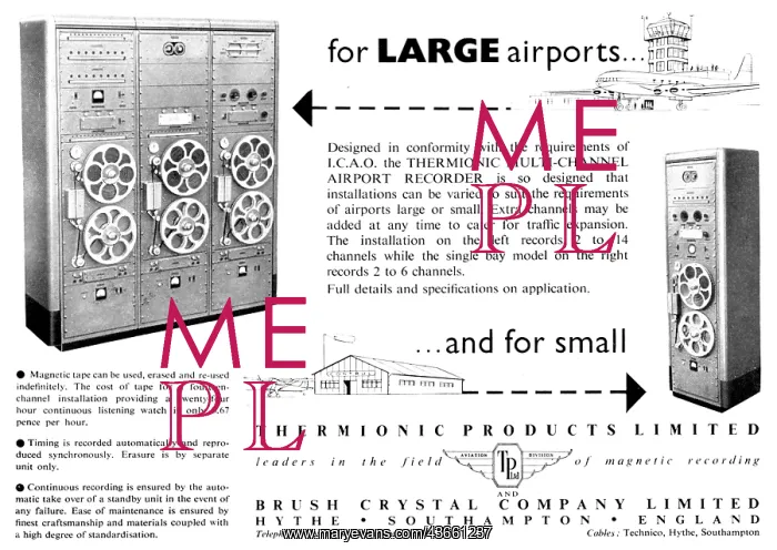 : Thermionic Products Multi-Channel Airport ATC Recorders : Thermionic Products Multi-Channel Airport ATC Recorders
