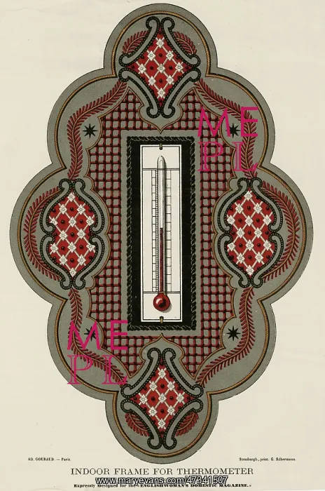 : Thermometer Frame 1868 : Thermometer Frame 1868