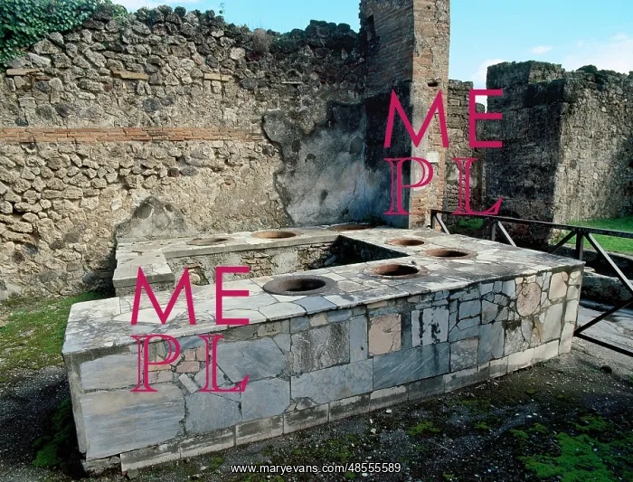 : Thermopolium at the intersection of Via degli Augustali with : Thermopolium at the intersection of Via degli Augustali with