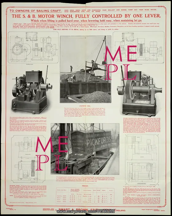 : Thes and B Motor Winch : Thes and B Motor Winch