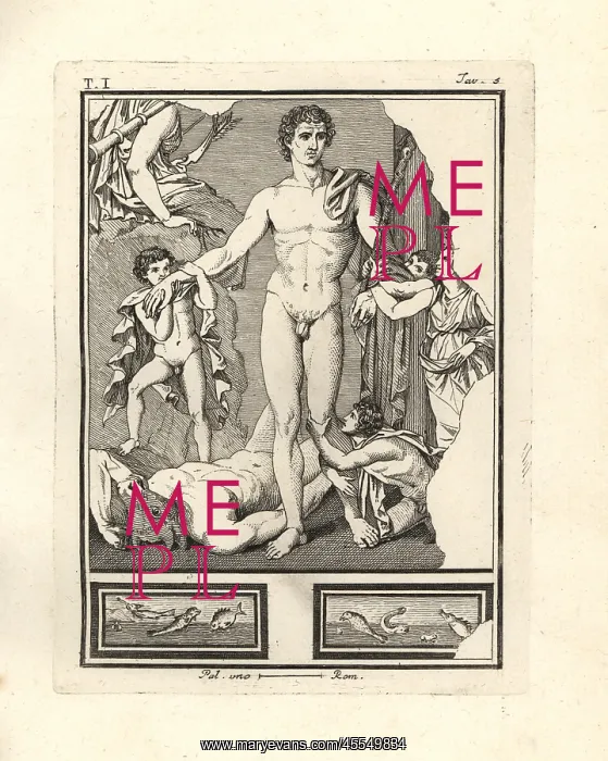 : Theseus standing over the slain Minotaur in Crete : Theseus standing over the slain Minotaur in Crete