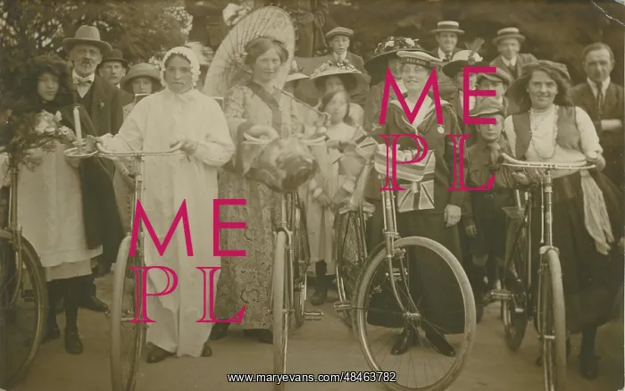 : Thespian Group with Bicycles : Thespian Group with Bicycles