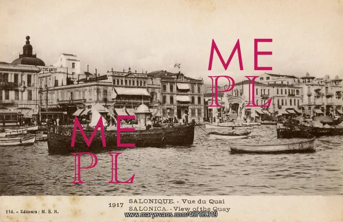 : Thessaloniki, Greece - View of the Quayside : Thessaloniki, Greece - View of the Quayside