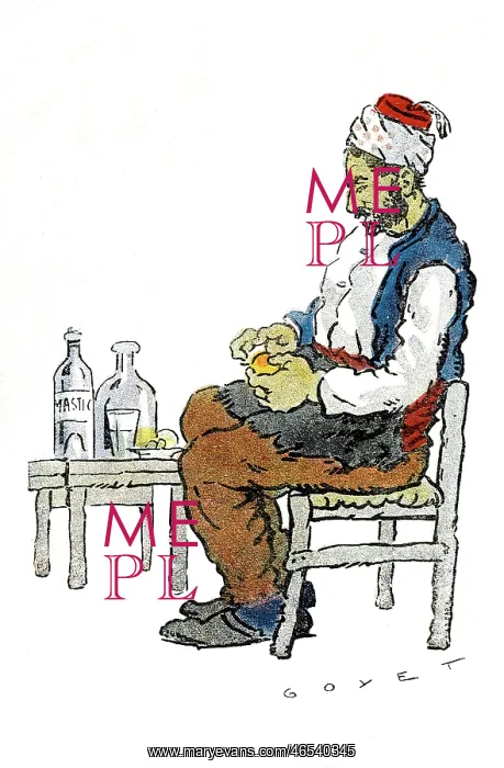 : Thessaloniki - Preparing the Aperitif Mastic and Mezza : Thessaloniki - Preparing the Aperitif Mastic and Mezza