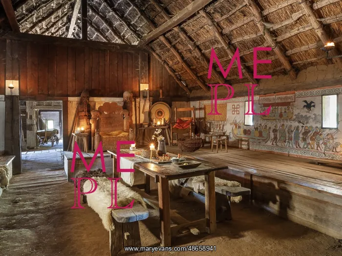 : Thing-hall, Ribe Viking Centre, Ribe, Denmark : Thing-hall, Ribe Viking Centre, Ribe, Denmark