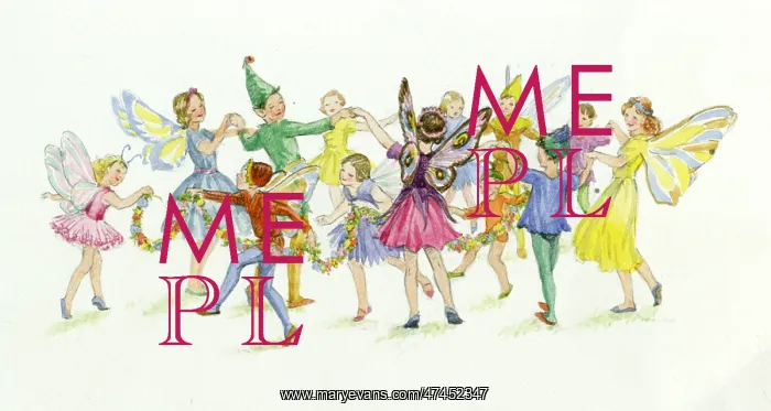  : Thirteen fairies holding hands