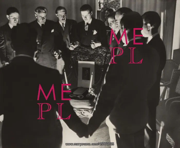 : Thirteen magicians clasping hands in a midnight : Thirteen magicians clasping hands in a midnight