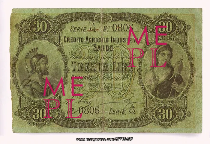  : Thirty Lire