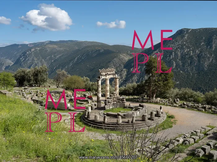 : Tholos, Delphi, Greece : Tholos, Delphi, Greece