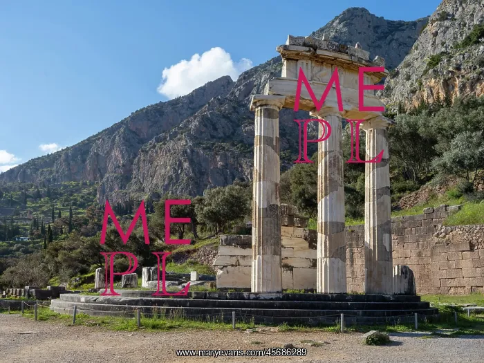 : Tholos, Delphi, Greece : Tholos, Delphi, Greece