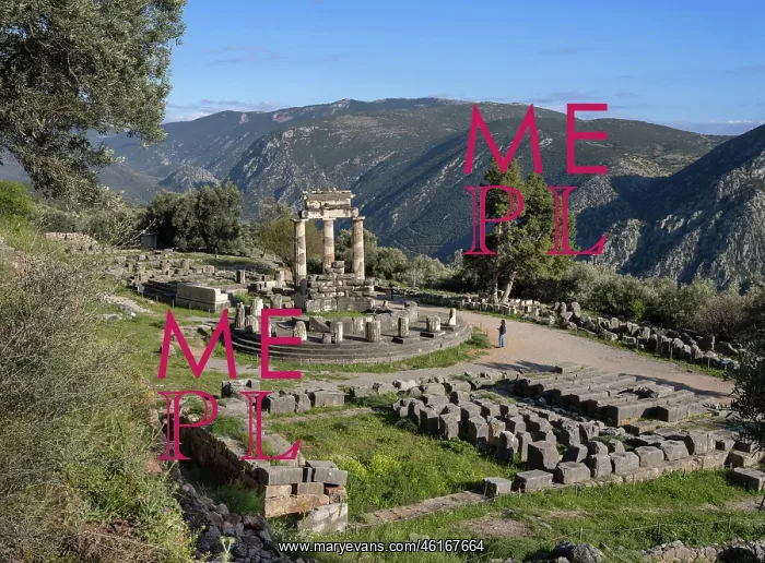 : Tholos, Delphi, Greece : Tholos, Delphi, Greece