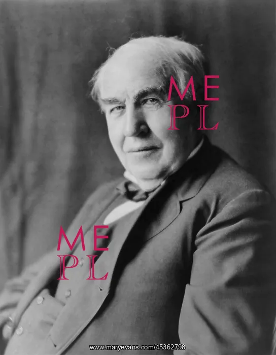 : Thomas Alva Edison in 1922. He remained active until : Thomas Alva Edison in 1922. He remained active until