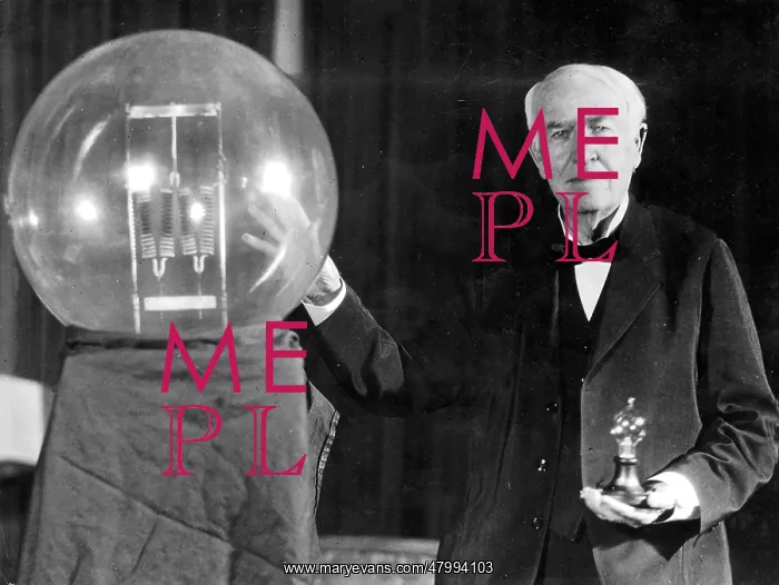 : Thomas Alva Edison, American inventor : Thomas Alva Edison, American inventor