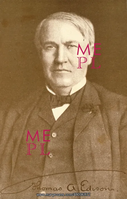: Thomas Alva Edison, American inventor : Thomas Alva Edison, American inventor