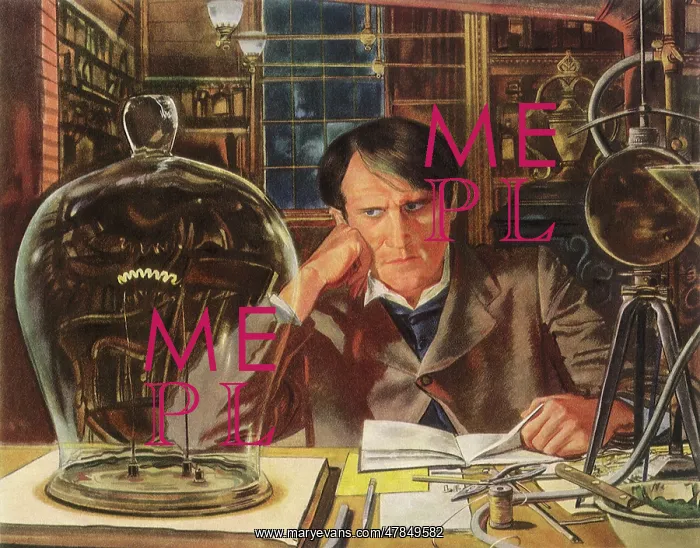 : Thomas Alva Edison Eyes Invention : Thomas Alva Edison Eyes Invention