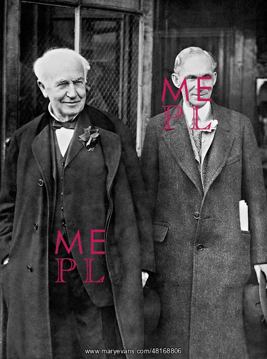 : Thomas Alva Edison and Henry Ford, 1927 : Thomas Alva Edison and Henry Ford, 1927