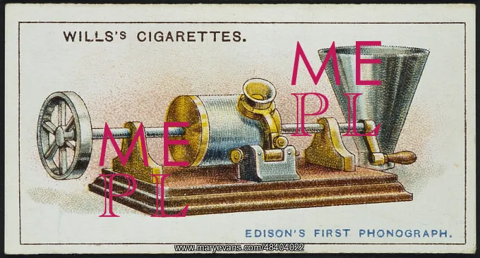 : Thomas Alva Edison's first Phonograph (1878) : Thomas Alva Edison's first Phonograph (1878)