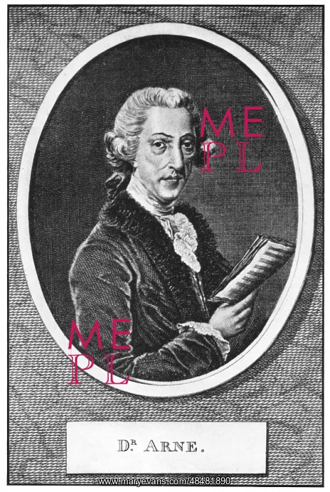 : Thomas Augustine Arne (1710-1778) English composer : Thomas Augustine Arne (1710-1778) English composer