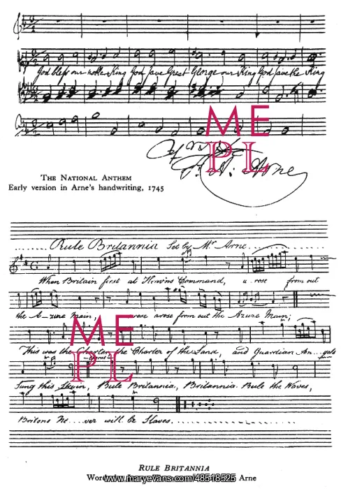 : Thomas Augustine Arne (1710-1778). Top: A version : Thomas Augustine Arne (1710-1778). Top: A version