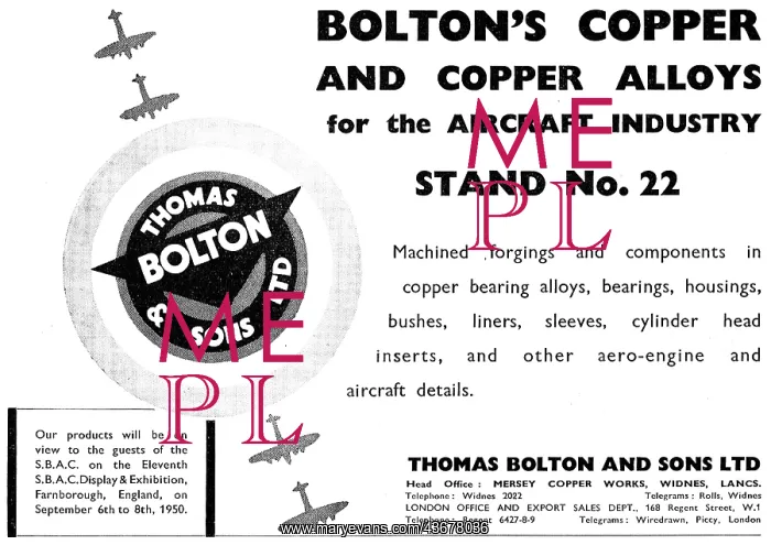 : Thomas Bolton & Sons. Bolton's Copper & Copper Alloys : Thomas Bolton & Sons. Bolton's Copper & Copper Alloys