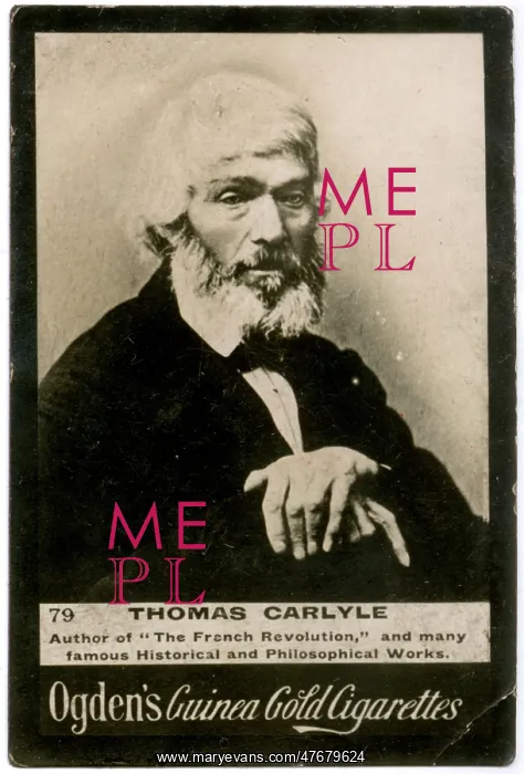 : Thomas Carlyle, Scottish author and philosopher : Thomas Carlyle, Scottish author and philosopher
