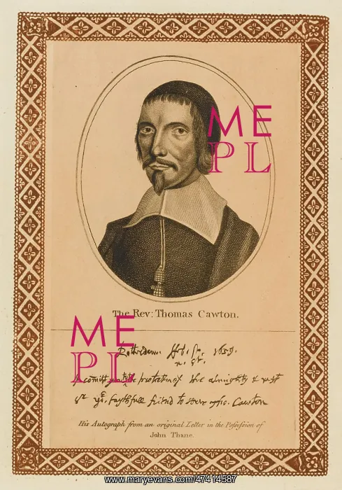 : THOMAS CAWTON : THOMAS CAWTON