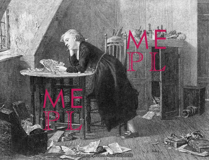 : Thomas Chatterton, (1752-1770) wrote his ? : Thomas Chatterton, (1752-1770) wrote his ?