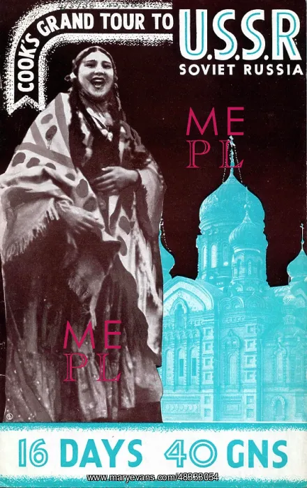  : USSR. Thomas Cook Brochure Cover - USSR