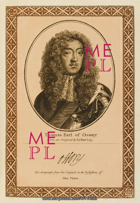 : THOMAS EARL OF OSSORY : THOMAS EARL OF OSSORY