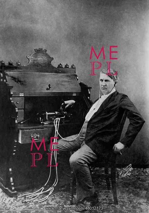 : Thomas Edison, 1893 : Thomas Edison, 1893