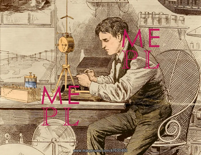 : Thomas Edison, American inventor : Thomas Edison, American inventor
