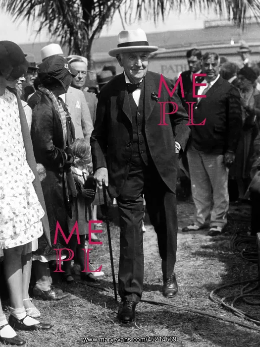 : Thomas Edison celebrates his 83rd birthday ? : Thomas Edison celebrates his 83rd birthday ?
