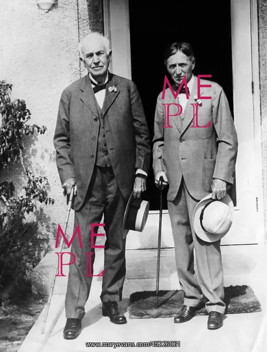  : Thomas Edison and Harvey Firestone at Firestone's ?