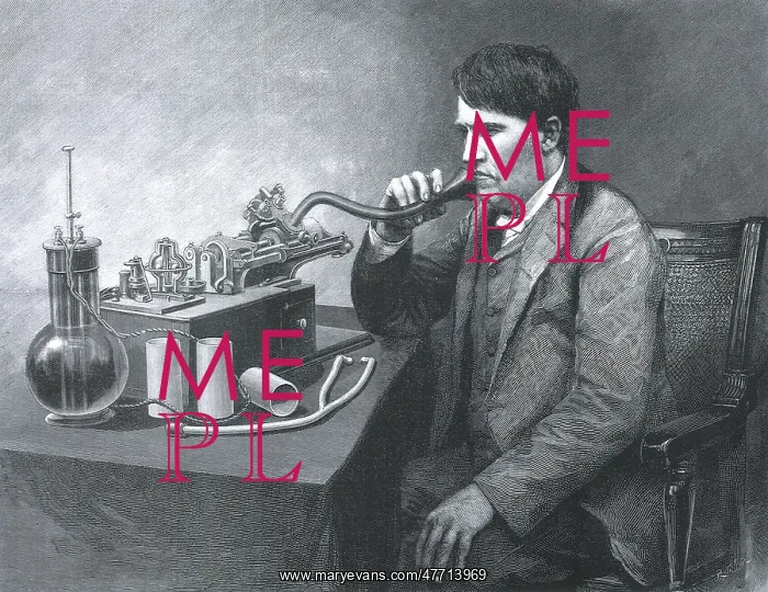  : Thomas Edison and Phonograph
