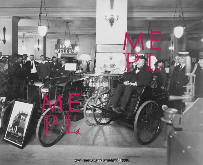 : Thomas Edison in Quadricycle : Thomas Edison in Quadricycle